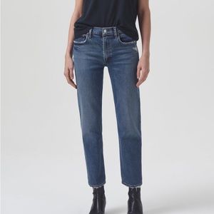Agolde Kyle cropped straight leg jeans